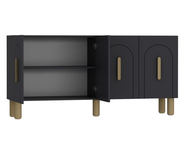 Konzola 675, Antracit, Safirni hrast