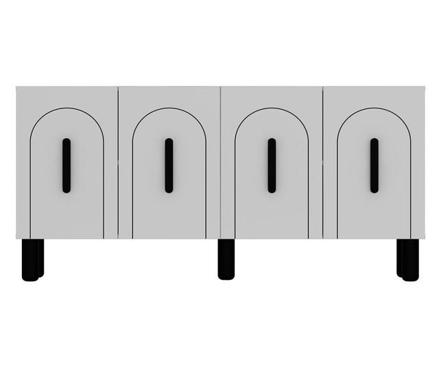 Omarica 699, bela, črna