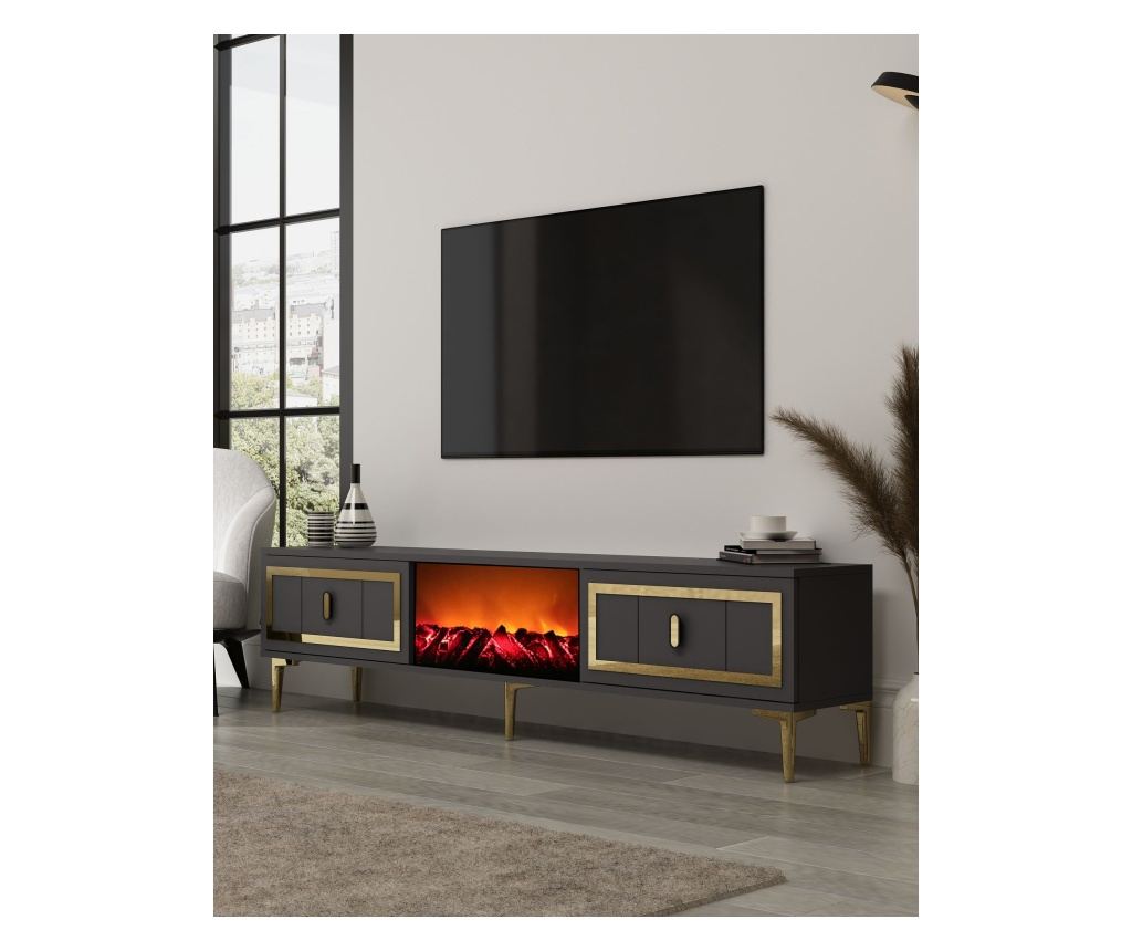 TV Regal 313, Antracit, Zlata - 2