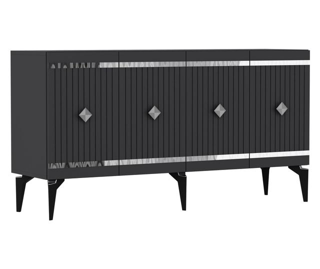 Konzola 798, Antracit, Srebrna