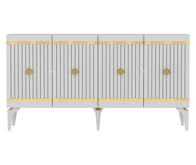 Konzola 804, bela, zlata