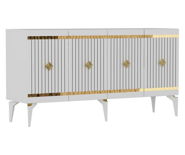 Konzola 804, bela, zlata