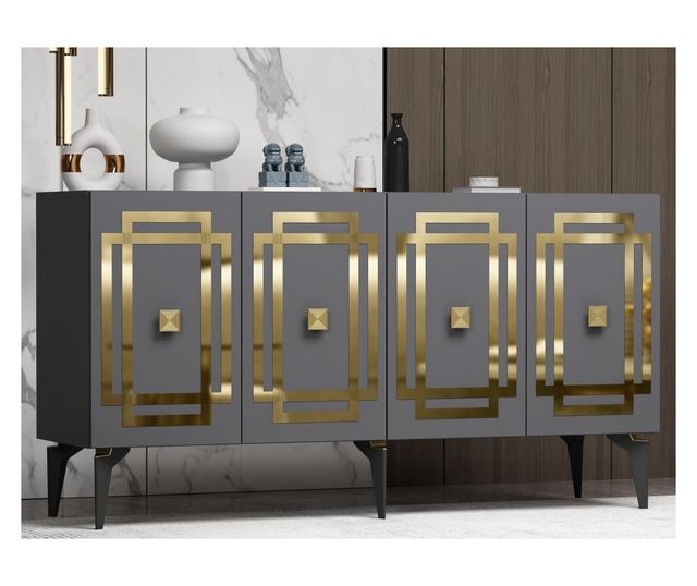 Omarica 866, antracit, zlata