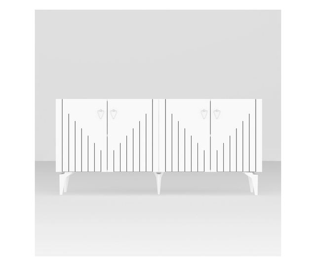 Konzola 774, Bela, Srebrna