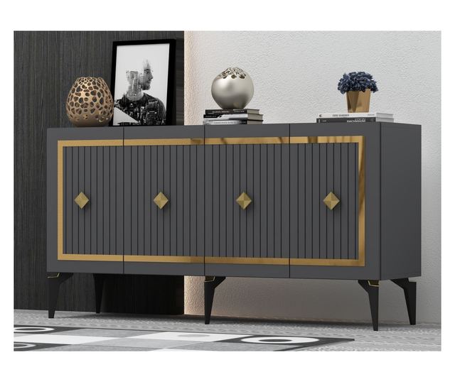 Omara 828, antracit, zlata