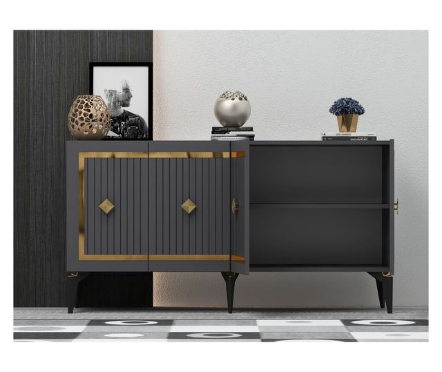 Omara 828, antracit, zlata