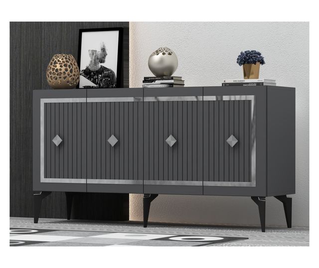 Konzola 835, Antracit, Srebrna