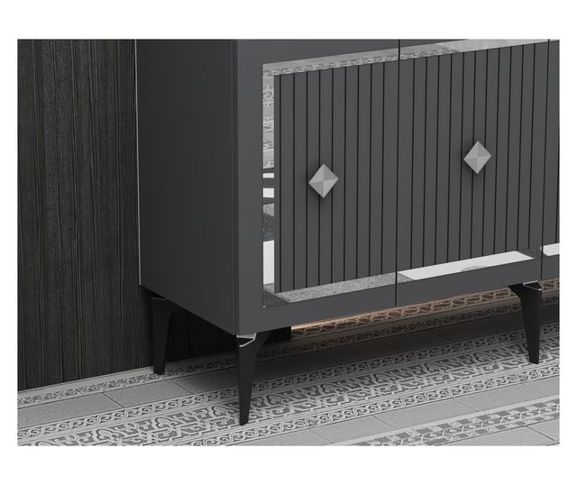 Konzola 835, Antracit, Srebrna