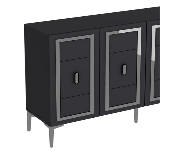 Konzola 644, Antracit, Srebrna