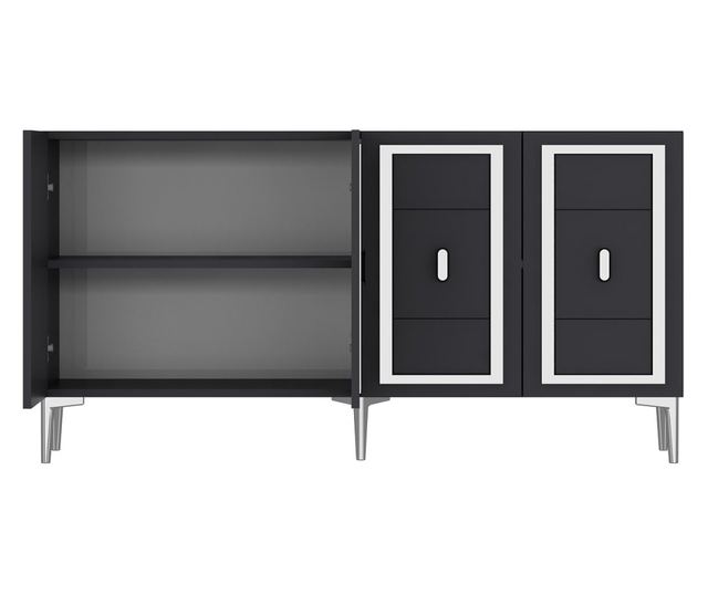 Konzola 644, Antracit, Srebrna