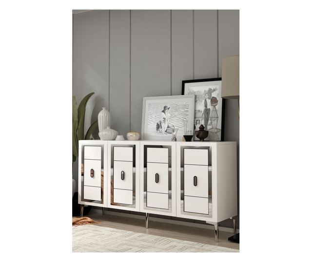 Omarica 668, bela, srebrna