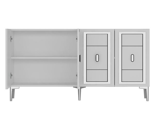 Omarica 668, bela, srebrna