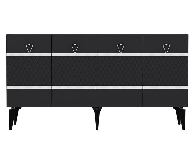 Omarica 910, antracit, srebrna