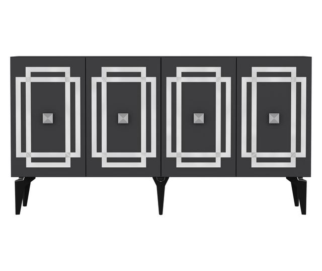 Konzola 873, Antracit, Srebrna