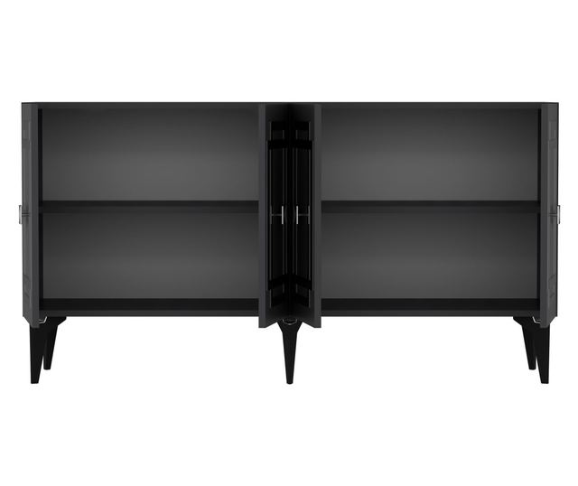 Konzola 873, Antracit, Srebrna