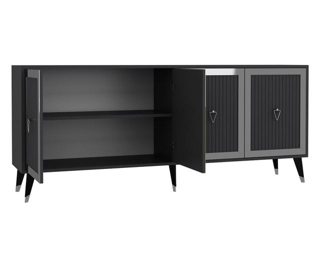 Konzola 965, Antracit, Srebrna