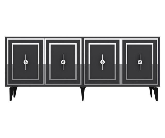 Konzola 009, Antracit, Srebrna