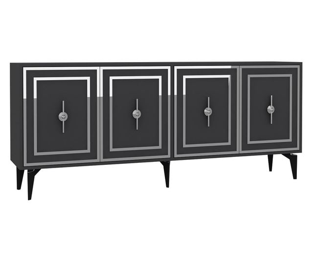 Konzola 009, Antracit, Srebrna