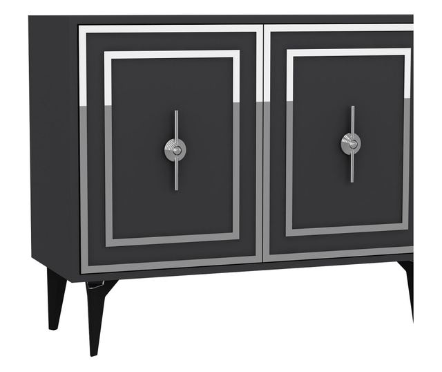 Konzola 009, Antracit, Srebrna