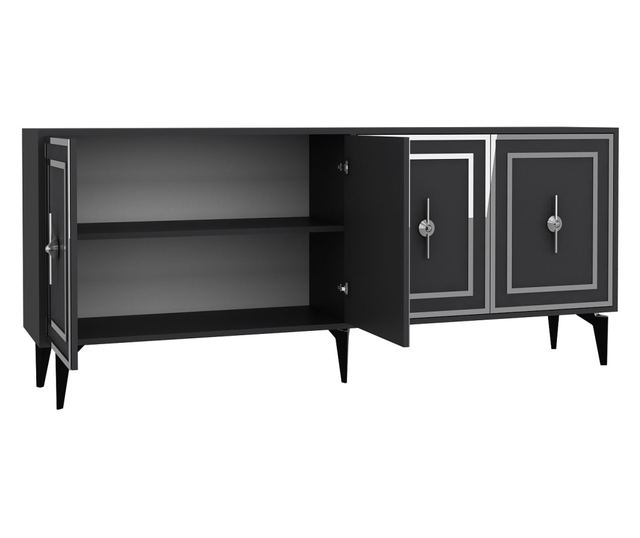 Konzola 009, Antracit, Srebrna