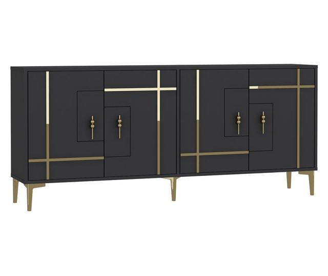 Konzola 054, Antracit, Zlata