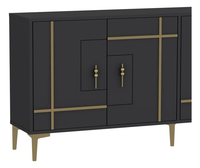 Konzola 054, Antracit, Zlata