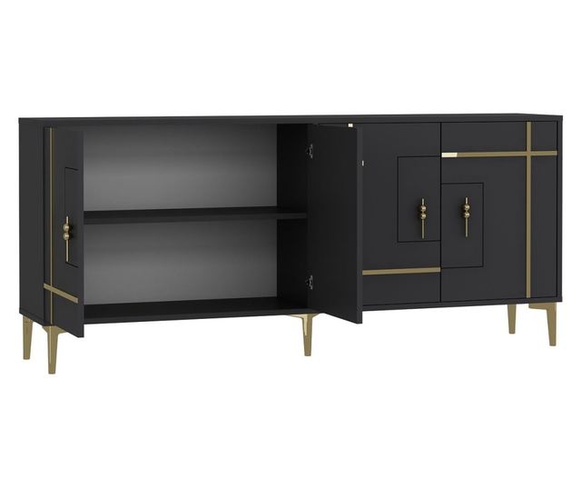 Konzola 054, Antracit, Zlata