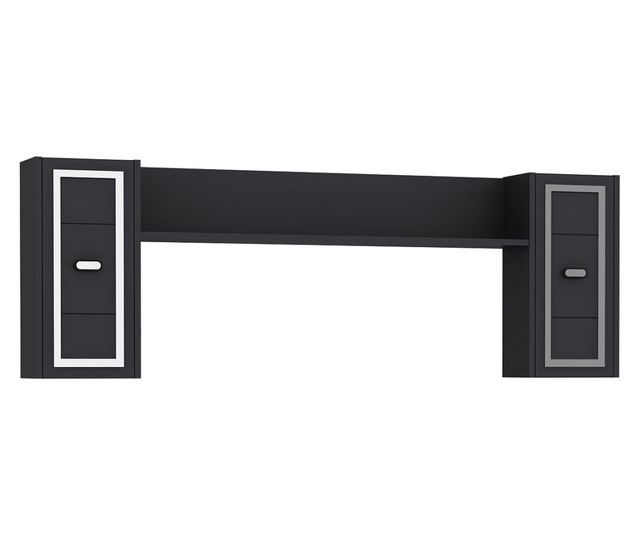 TV regal 559, antracit, srebrn