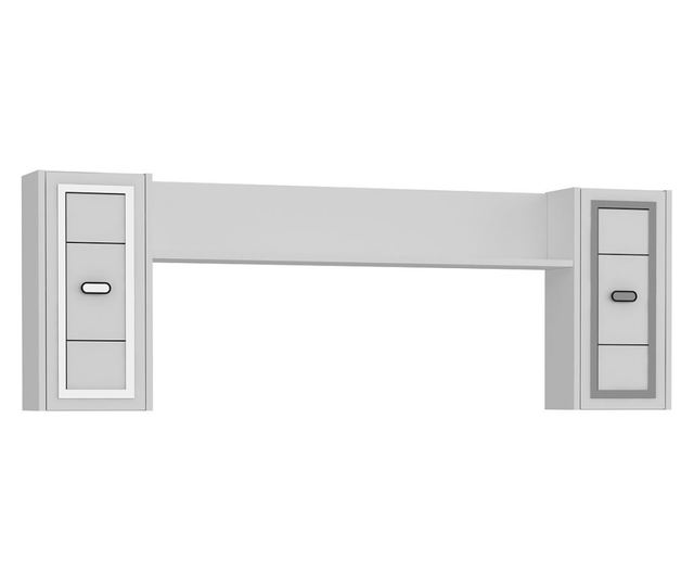 TV regal 573, bela, srebrna