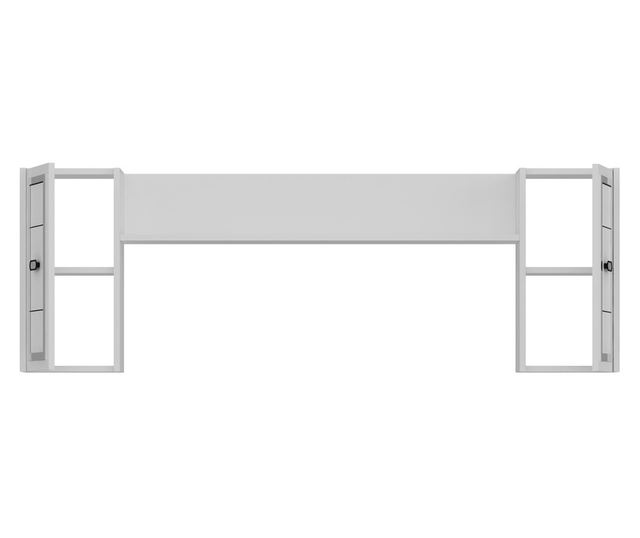 TV regal 573, bela, srebrna