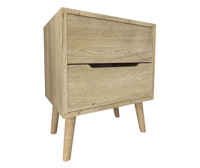 Nočna omarica 253, safirni hrast