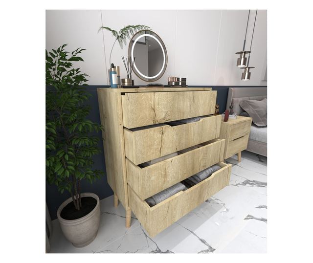 Komoda 307, Safirni hrast