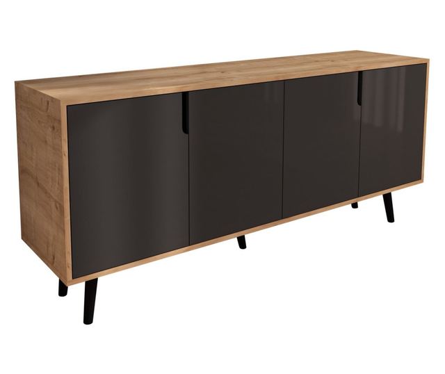 Konzola 867, safirni hrast, antracit