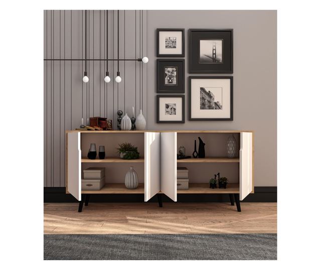 Konzola 850, Safirni hrast, bela