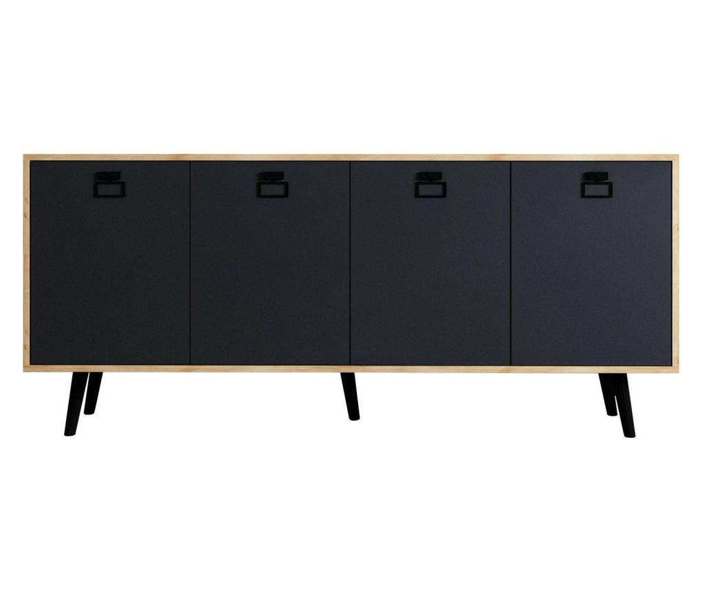 Omara 812, safirni hrast, antracit - 4