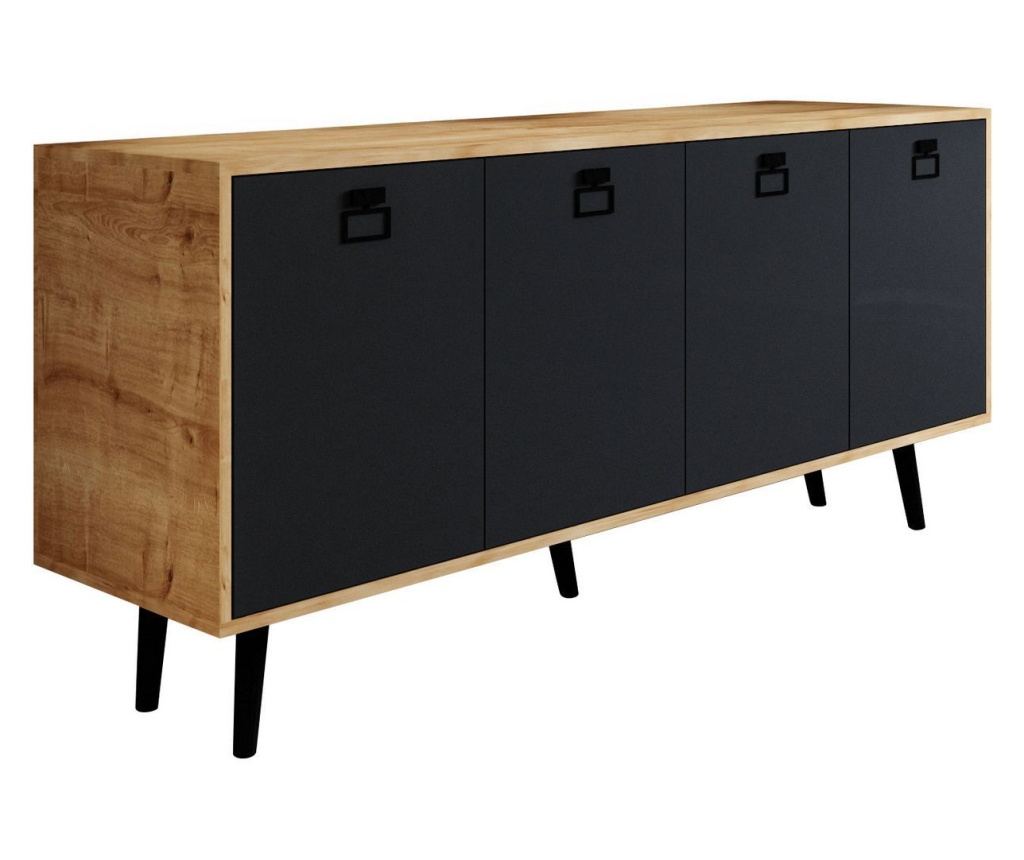 Omara 812, safirni hrast, antracit - 5