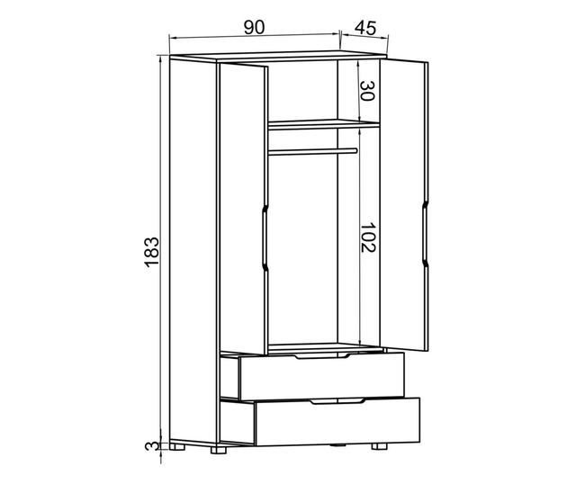 Omarica 393, Safirni hrast, bela