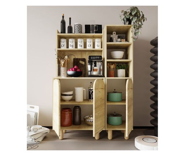 Večnamenska omara 782, safirni hrast