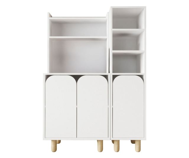 Večnamenska omara 751, bela