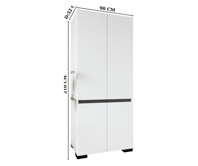 Omarica 478, Bela, Antracit