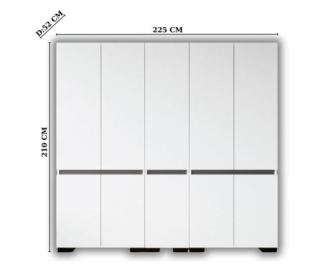 Omara 614, Bela, Antracit