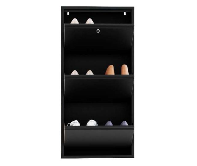 Obežna omara 858, črna