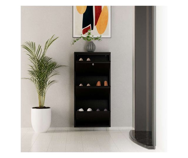 Obežna omara 858, črna