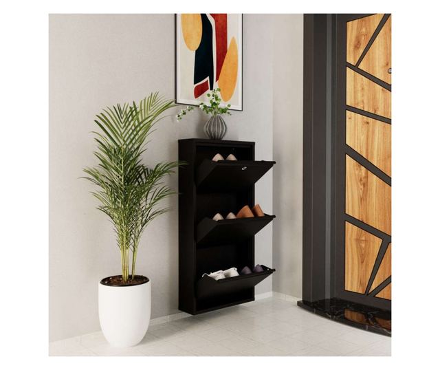 Obežna omara 858, črna