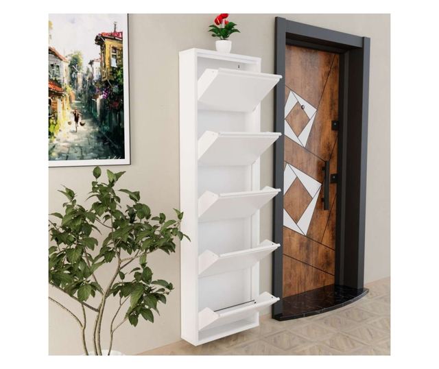 Omara za čevlje 810, bela