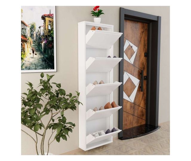 Omara za čevlje 810, bela