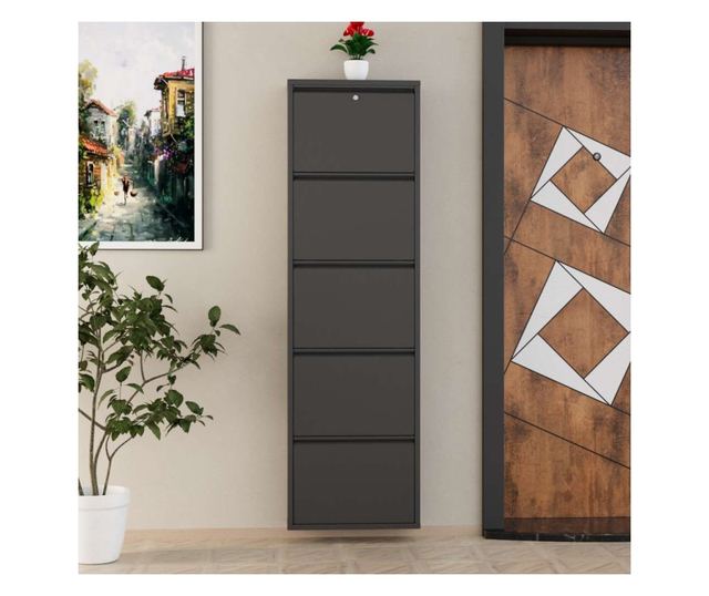 Omara za čevlje 896, antracit