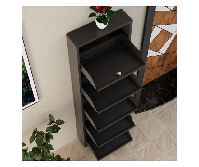 Omara za čevlje 896, antracit