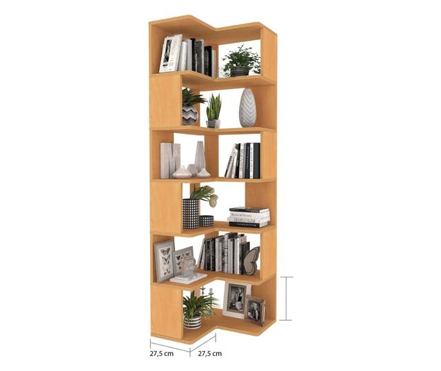 Pisarniški regal in pisalna miza 473, tikovina