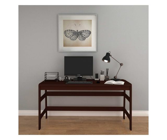 Pisalna miza in knjižna omara 442, oreh